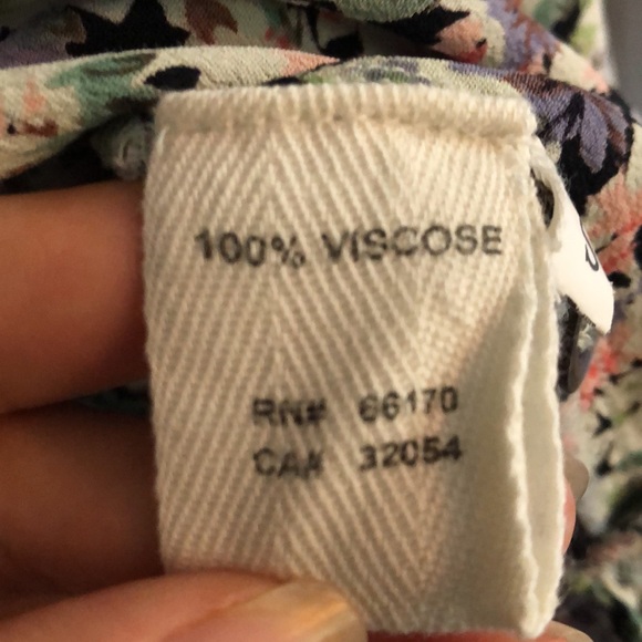 Ganni by Anthropologie Flowy Tiered Dress in Gauzy Floral - Picture 8 of 14